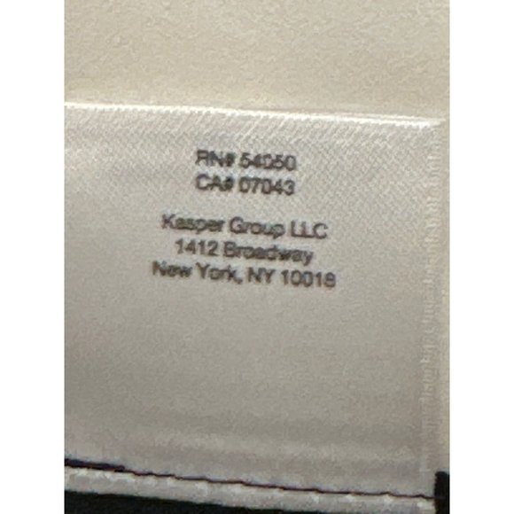 Anne Klein Colorblock Sleeveless Shell, Size 14 - White & Black - Picture 15 of 16